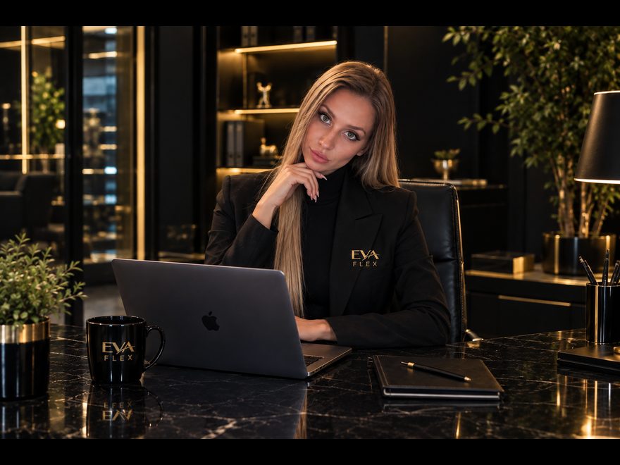 Служителка на EVA FLEX в офиса